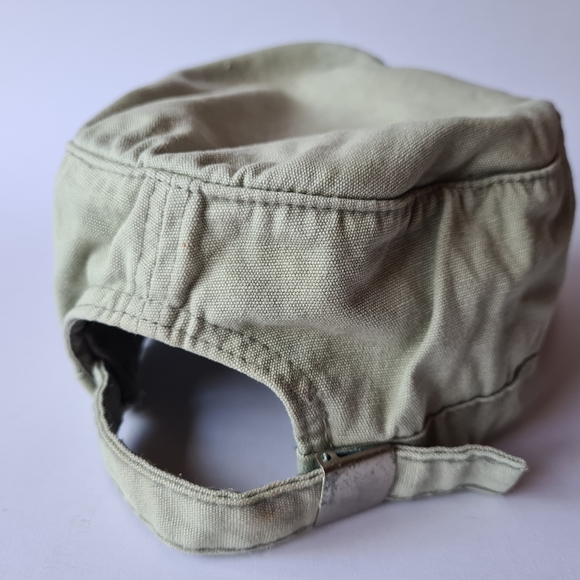 Rusty VINTAGE Light Khaki Green Cap Hat OSFM - Picture 5 of 9